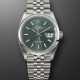 ROLEX, STAINLESS STEEL 'DATEJUST' WITH GREEN DIAL, REF. 126200 - фото 1