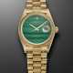 ROLEX, YELLOW GOLD 'DATEJUST' WITH MALACHITE DIAL, REF. 16078 - photo 1