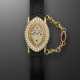 AUDEMARS PIGUET, YELLOW GOLD, DIAMOND AND RUBY-SET LADY WRISTWATCH, REF. 66553BA - photo 1