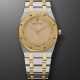 AUDEMARS PIGUET, STAINLESS STEEL AND YELLOW GOLD 'LADY ROYAL OAK' WITH DIAMOND-SET INDEXES, REF. 56303SA - фото 1