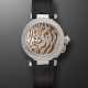 CARTIER, LIMITED EDITION WHITE GOLD AND DIAMOND-SET 'PASHA' WITH CHAMPLEVÉ TIGER ENAMEL DIAL, REF. 2536, NO. 09/20 - фото 1