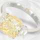 Ring: hochfeiner Fancy Brillantring sehr seltener Farbe, 4,02ct, GIA Report - photo 1