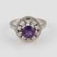 AMETHYST-RING MIT DIAMANTEN - Foto 1