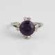 AMETHYST-RING MIT BRILLANTBESATZ - фото 1