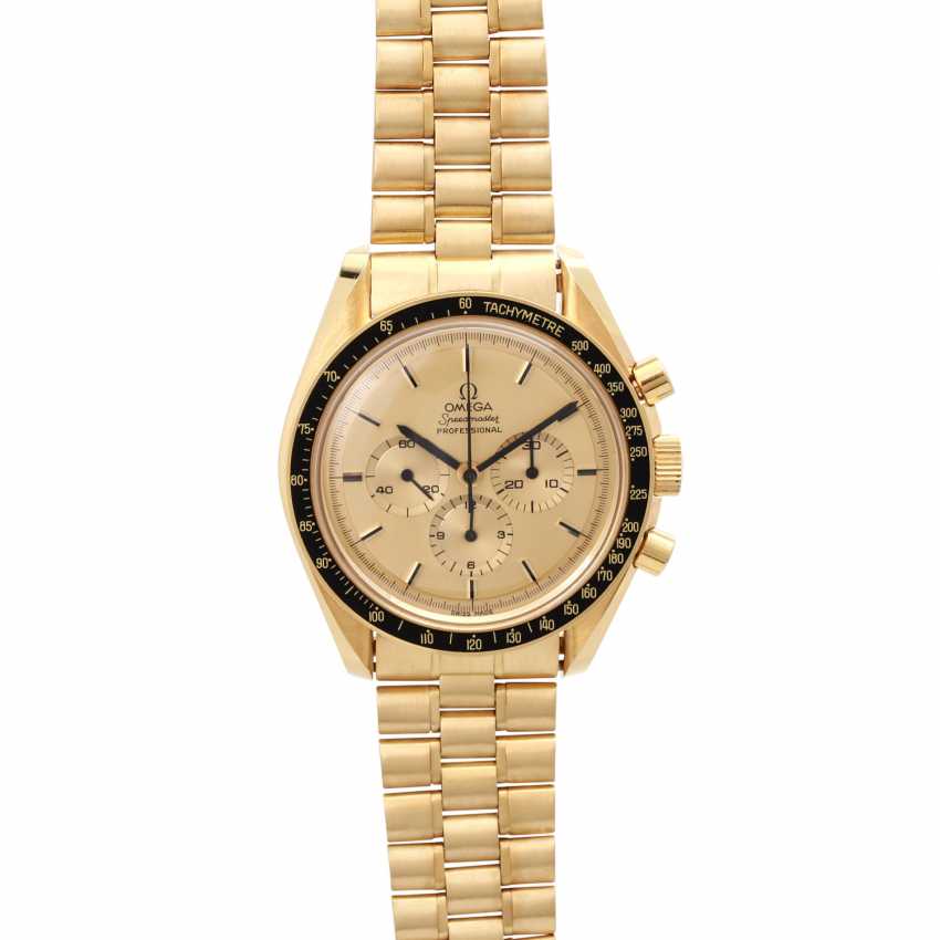 omega gold moon watch