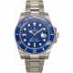 ROLEX, REF. 116619LB, SUBMARINER “SMURF,” AN 18K WHITE GOLD WRISTWATCH WITH DATE - фото 1