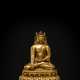 Feuervergoldete Bronze des Buddha - photo 1