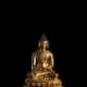 Feuervergoldete Bronze des Buddha Shakyamuni - photo 1