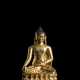Feuervergoldete Bronze des Buddha Shakyamuni - photo 1
