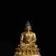 Feuervergoldete Bronze des Buddha Shakyamuni mit Almosenschale - photo 1