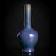 Vase mit violett-blauer Glasur im Stil der Jun-Ware - Foto 1