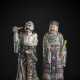 Zwei 'Famille rose'-Porzellanfiguren von Li Tieguai und Zhang Guolao - photo 1