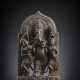 Stele des Ganesha aus schwarzem Stein - photo 1