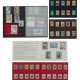 Fünf Alben mit koreanischen Briefmarken - Foto 1