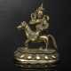 Bronze des Vaishravana auf einem Pferd - photo 1
