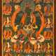 Thangka mit Darstellung der grünen Tara und weiteren 21 Erscheinungsformen - photo 1