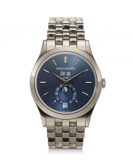 PATEK PHILIPPE, REF. 5396/1G001, A FINE 18K WHITE GOLD ANNUAL CALENDAR