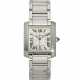 CARTIER, REF. 2366, TANK FRANÇAISE, AN 18K WHITE GOLD WRISTWATCH WITH DATE - фото 1