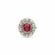 BAGUE RUBIS ET DIAMANTS - photo 1