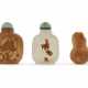 THREE AGATE SNUFF BOTTLES - photo 1