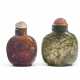 TWO PUDDINGSTONE SNUFF BOTTLES - Foto 1