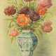 Emil Maetzel (Cuxhaven 1877 - Hamburg 1955). Blumen in einer Vase. - photo 1