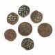 Indische Münzen Kupfer, 7-tlg. best. aus 5 Maratha-Münz - фото 1