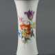 Trompetenvase mit Blumendekor Meissen, 1972-80, Porzell - photo 1