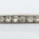 Stabbrosche mit Altschliffdiamanten um 1900, Silber/Gel - photo 1