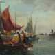 Hansen, A. Maler des 20. Jh.. ''Boote auf ruhiger See'' - photo 1