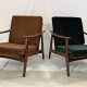 Zwei Armlehnsessel/Loungechairs, wohl Dänemark 1960er Jahre - Foto 1