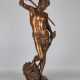 Repräsentative große Bronze "David Sieger" (über 72cm hoch!) von Antonin Mercié gegossen von F. Barbedienne - фото 1