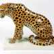 Sitzender Leopard Entwurf A. Storch - photo 1