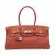 A SANGUINE CLÉMENCE LEATHER JPG SHOULDER BIRKIN 42 WITH PALLADIUM HARDWARE - Foto 1