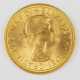 Goldmünze 1958 Englischer Sovereign, 1 Pfund - Foto 1