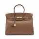 A GOLD VEAU GRAIN LISSE BIRKIN 35 WITH GOLD HARDWARE - фото 1