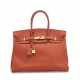 A ROUGE VIF CLÉMENCE LEATHER BIRKIN 35 WITH GOLD HARDWARE - photo 1