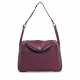 A BORDEAUX CLÉMENCE LEATHER LINDY 30 WITH PALLADIUM HARDWARE - Foto 1