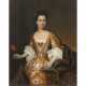 Frankreich o. Spanien um 1720 - Bildnis einer Dame mit roten Nelken - photo 1