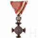 Silbernes Verdienstkreuz mit der Krone in Etui - Foto 1