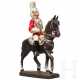 Lineol englischer Life-Guard-Offizier in roter Uniform zu Pferd, 5/21 - photo 1