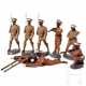 Elastolin sieben Soldaten der abessinischen Armee - Foto 1