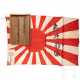 Japanische Kriegsflagge, Geschenk von Admiral Kiyoshi Hasegawa (1883 - 1970) an japanischen Prinzen - photo 1