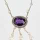 Jugendstil Amethyst Collier - photo 1