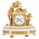 A.D. MOUGIN, FIREPLACE CLOCK IN THE STYLE OF LOUIS XVI, - фото 1