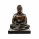 Bronze of Buddha in meditation seat. CHINA, - Foto 1