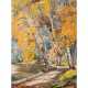 BERNARD (20th century painter), "Autumn trees in the park", - Foto 1