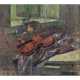 HILKIER, KNUD OVE (1884-1953), "Still life with viola in front of open window", - Foto 1