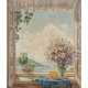 KUNZE, ALFRED (also Kunze-Chemnitz, 1866-1943), "View from the window onto the Chiemsee", - Foto 1