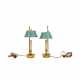 Pair of small bouillotte lamps - photo 1